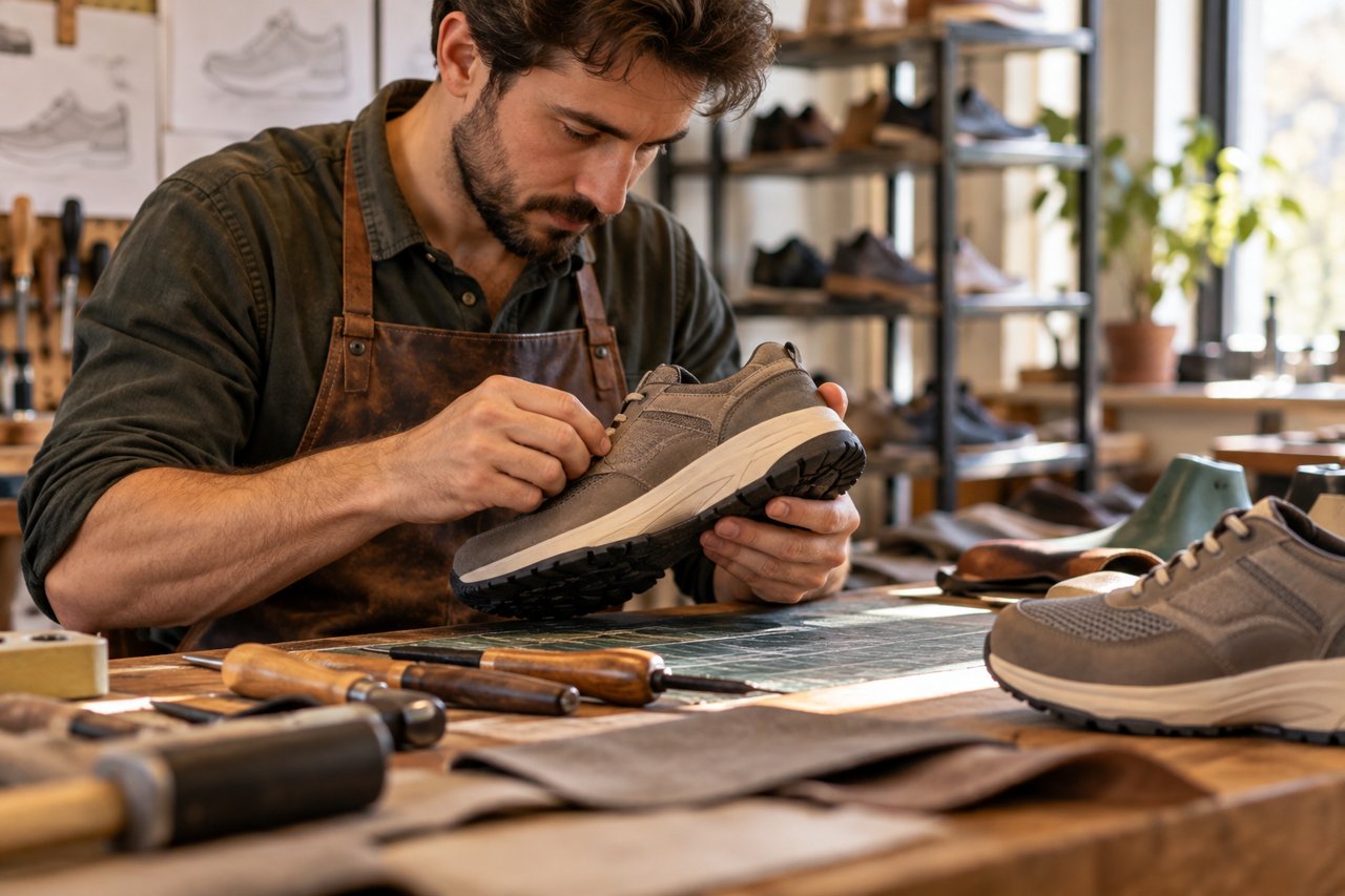 Herstellung der Chung Shi Schuhe